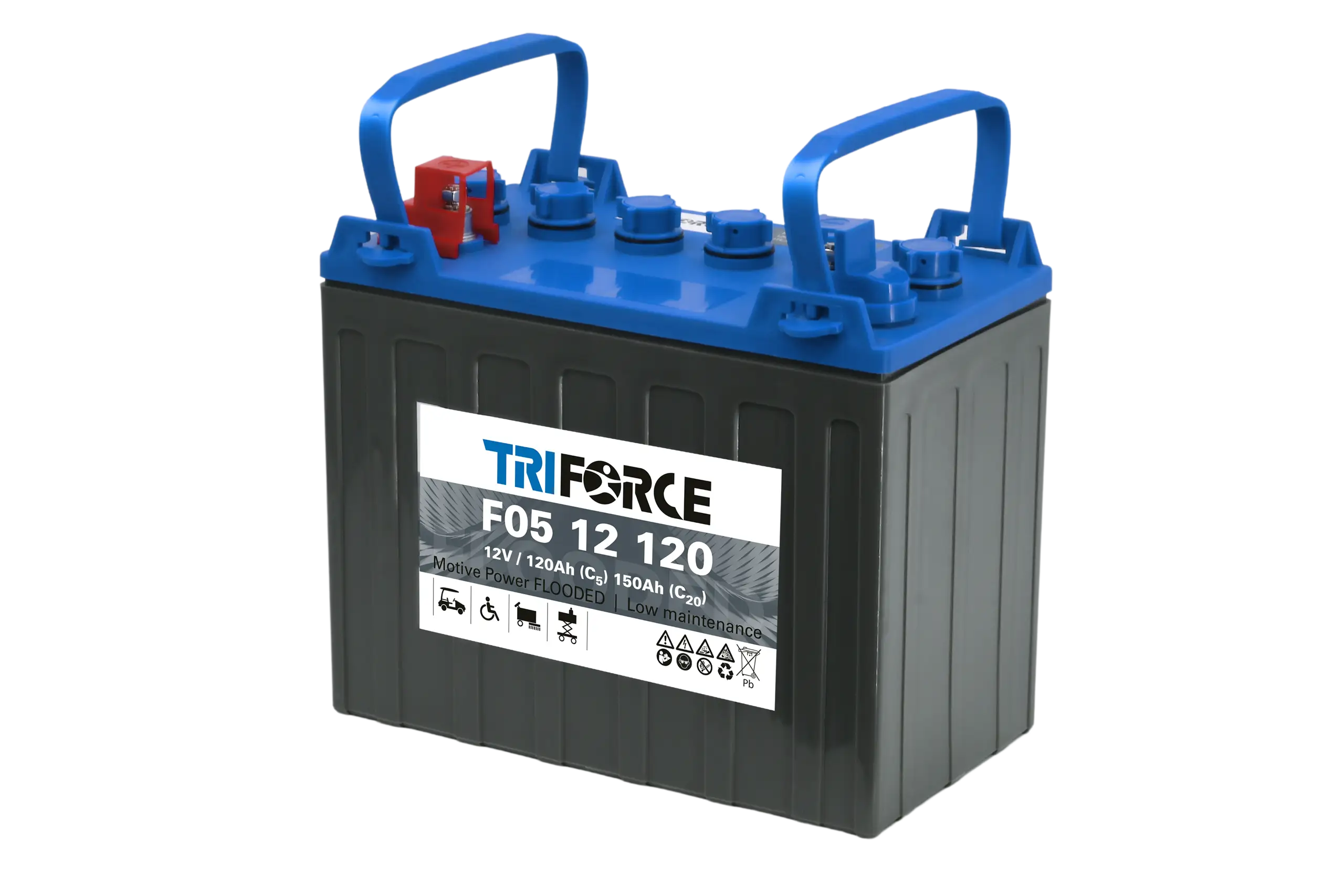 Triforce Flooded (Nass) Block 12V 120A