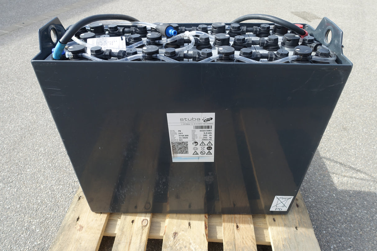 Staplerbatterie 24V 4PzB300 - SONDERTROG