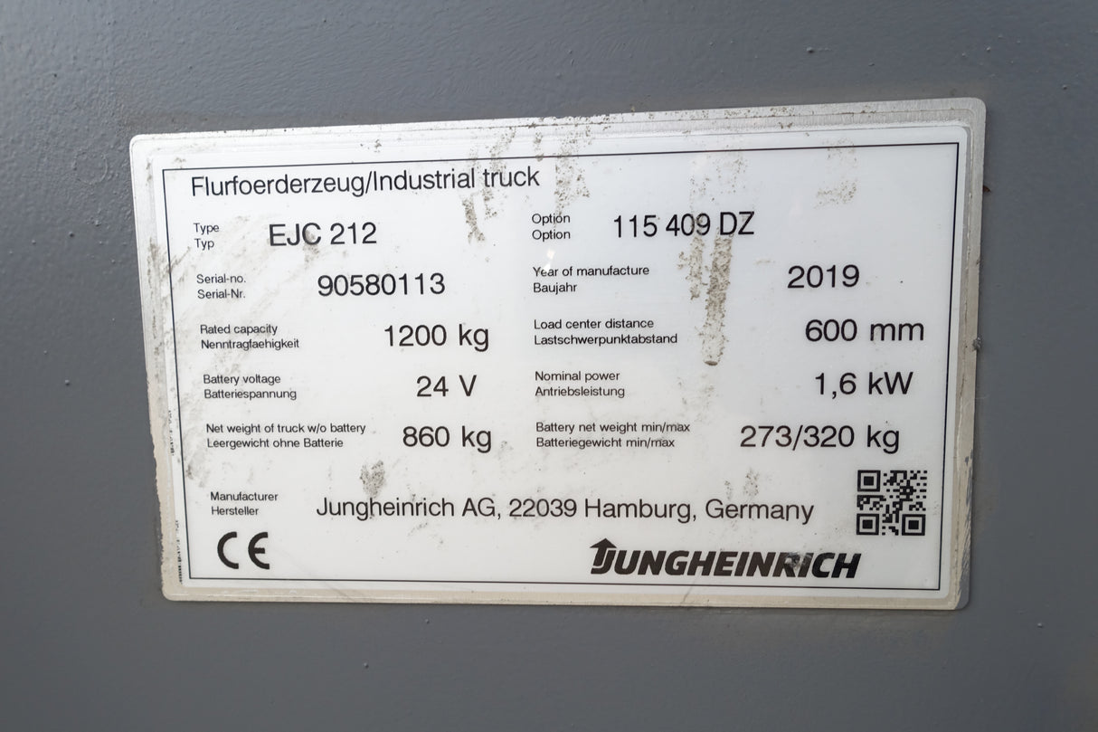 Jungheinrich EJC 212 Ameise