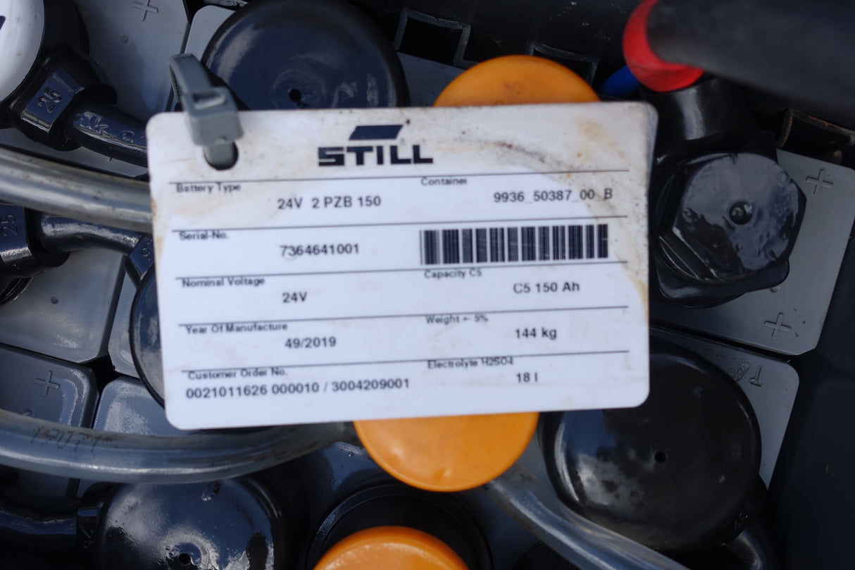 STILL Staplerbatterie 24V 2PzB150