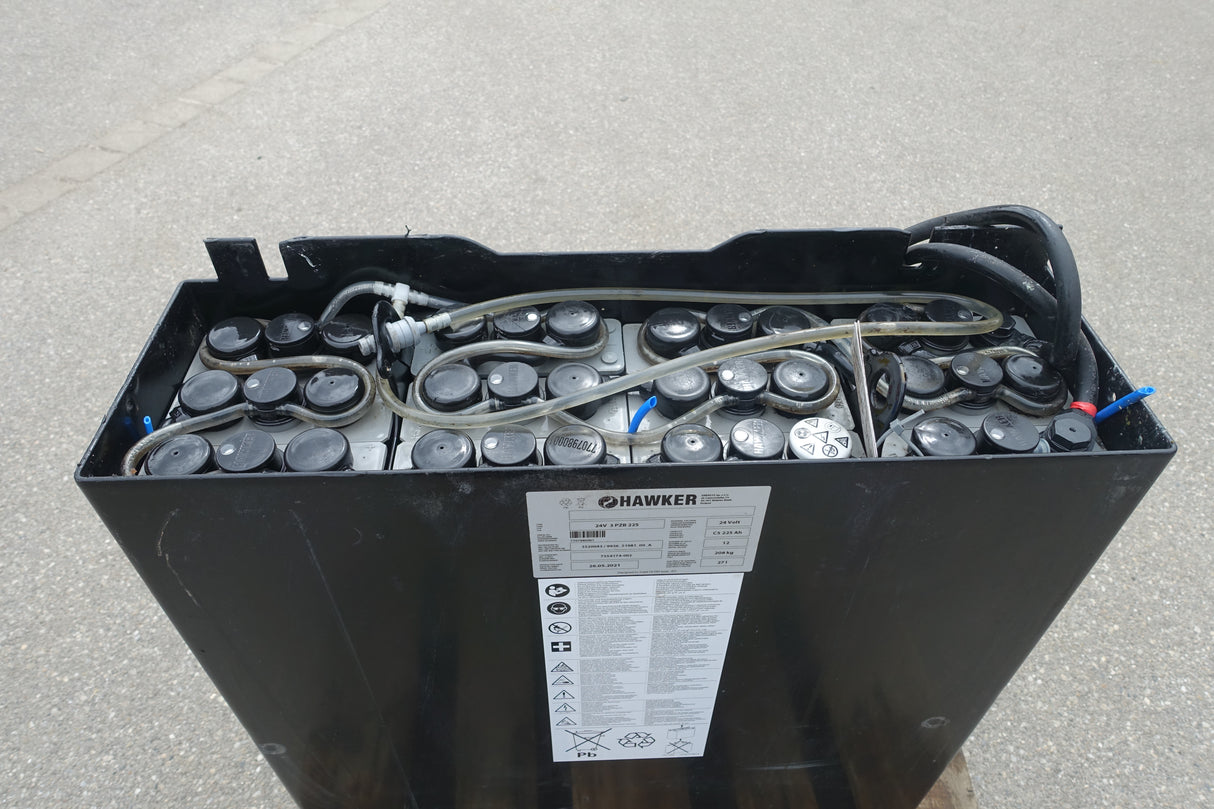 Hawker Staplerbatterie 24V 3PzB225