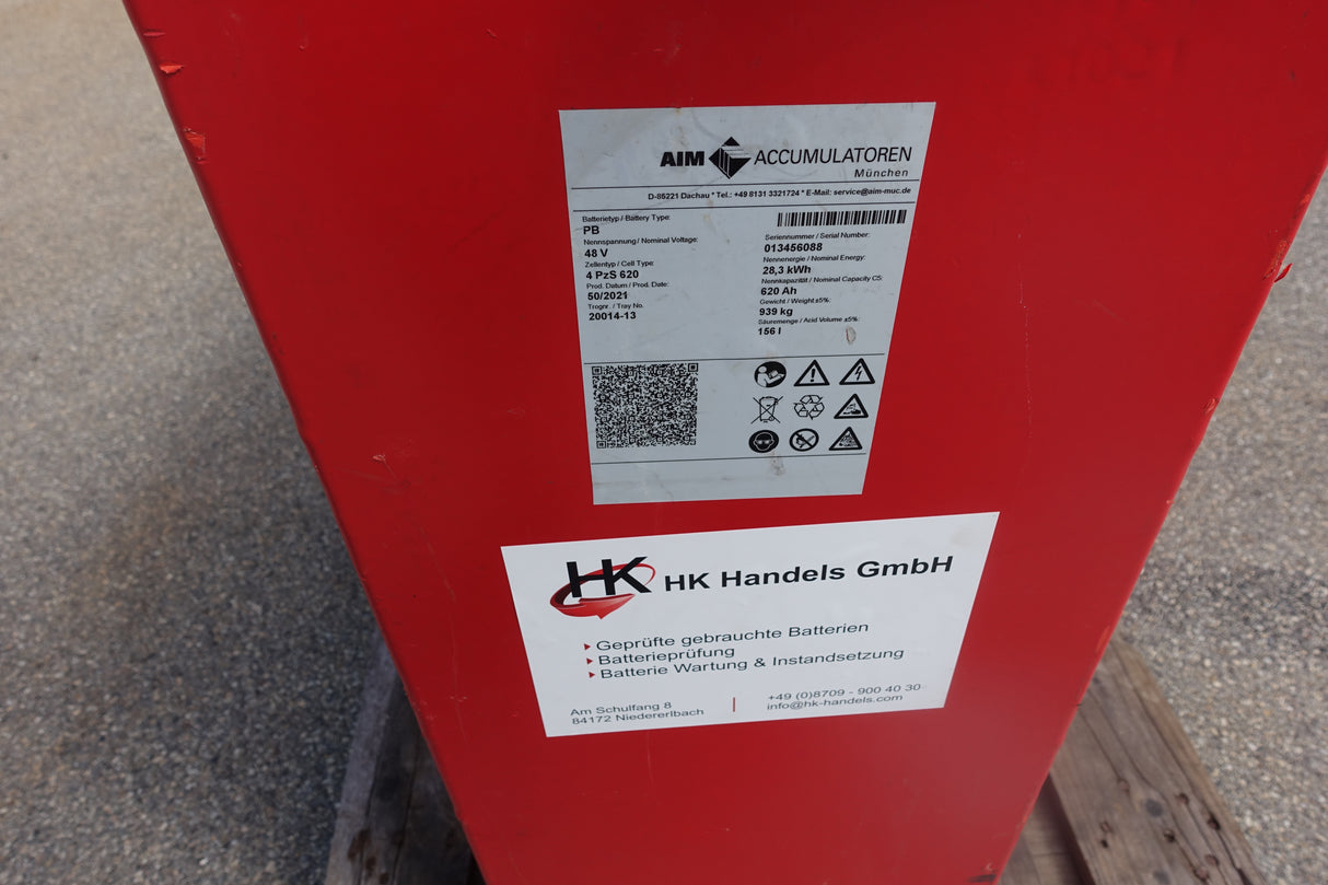 Staplerbatterie 48V 4PzS620