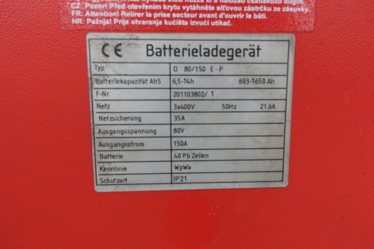 TriCOM 80V 150A Ladegerät TriCOM XL