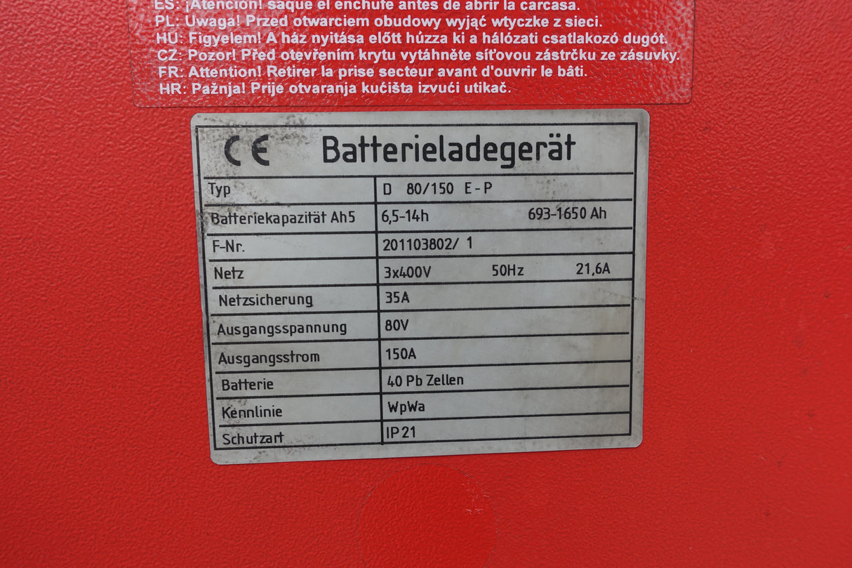 TriCOM 80V 150A Ladegerät TriCOM XL