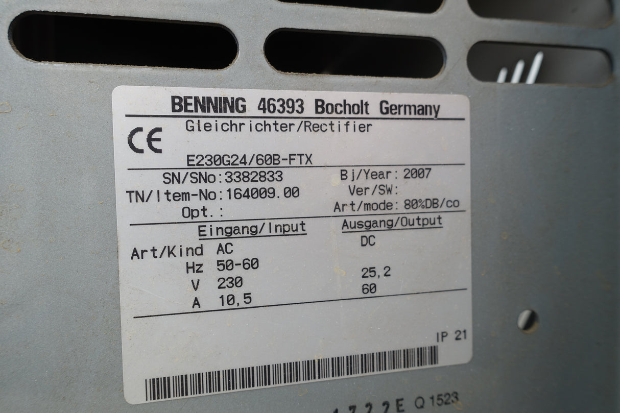 TriCOM 24V 60A Benning / Tricom XXL Ladegerät