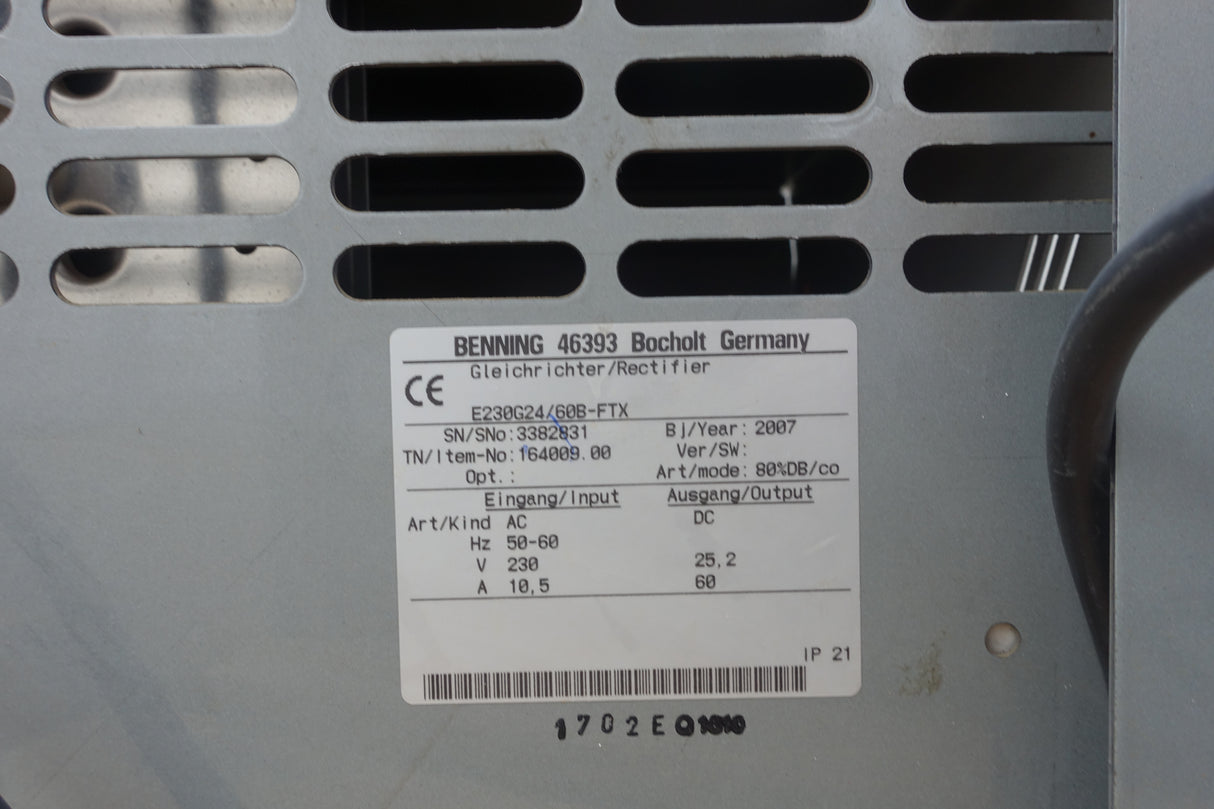 TriCOM 24V 60A Benning / Tricom XXL Ladegerät