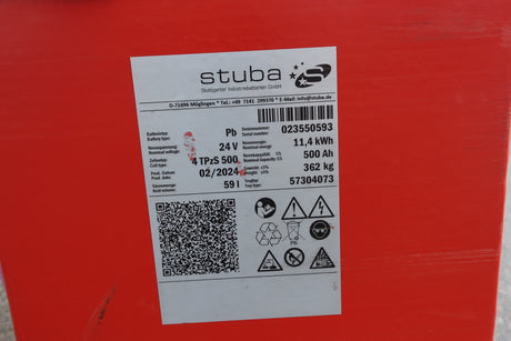Stuba Staplerbatterie 24V 4PzS500