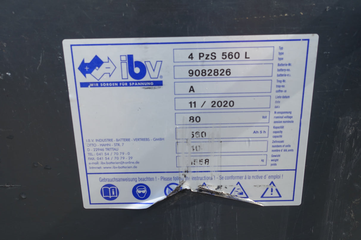 IBV Staplerbatterie 80V 4PzS560