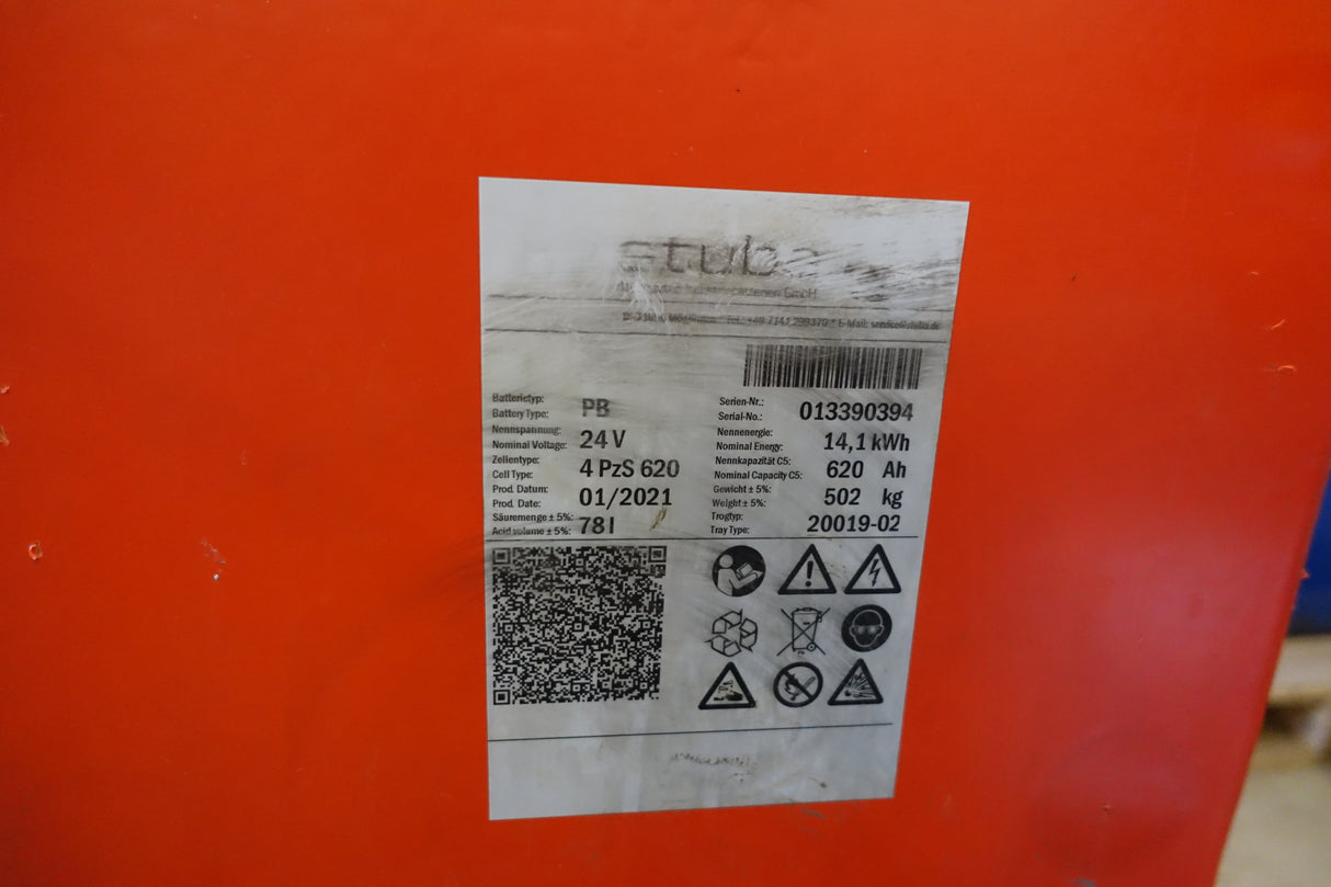 Stuba Staplerbatterie 24V 4PzS620