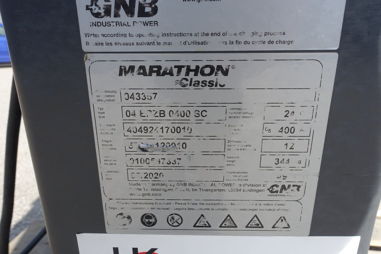 Staplerbatterie 24V 4PzB400