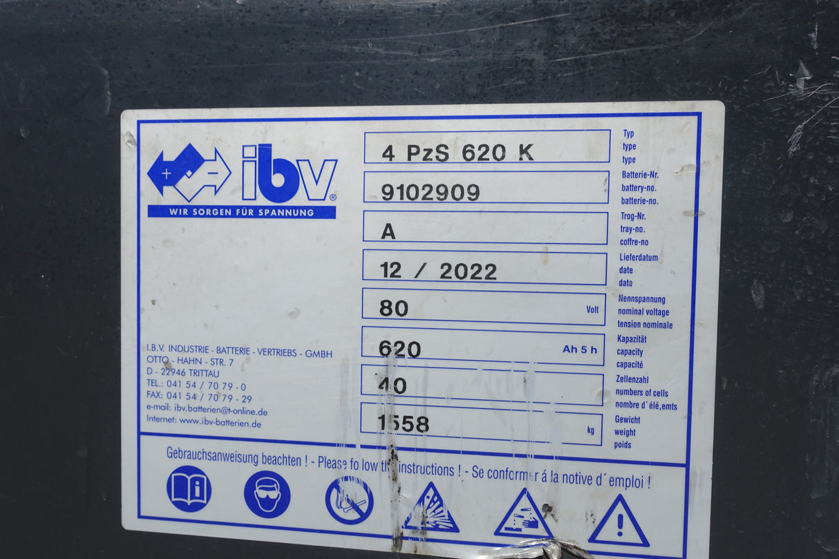 Staplerbatterie 80V 4PzS620