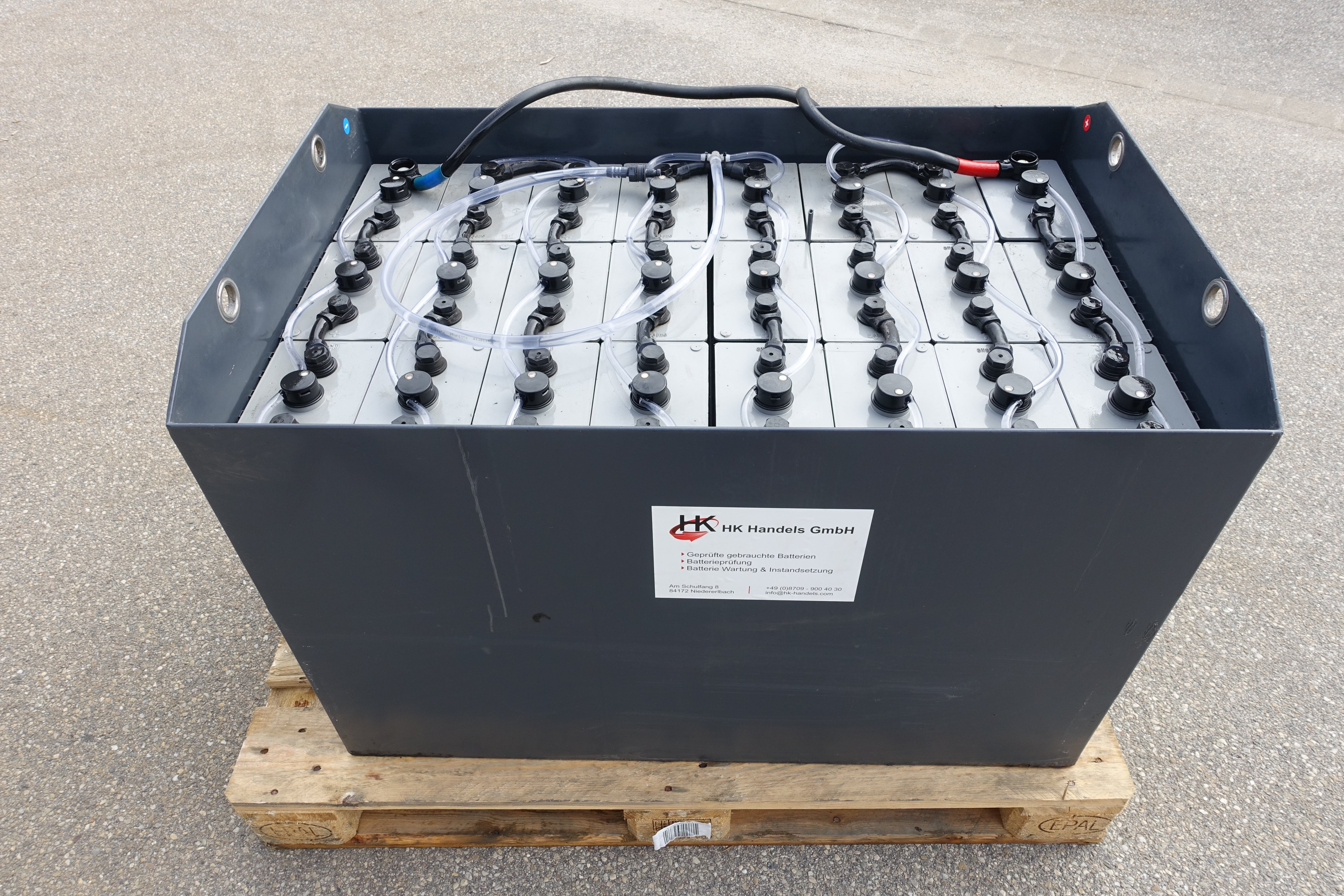 Forklift battery 48V 6PzS690 special trough