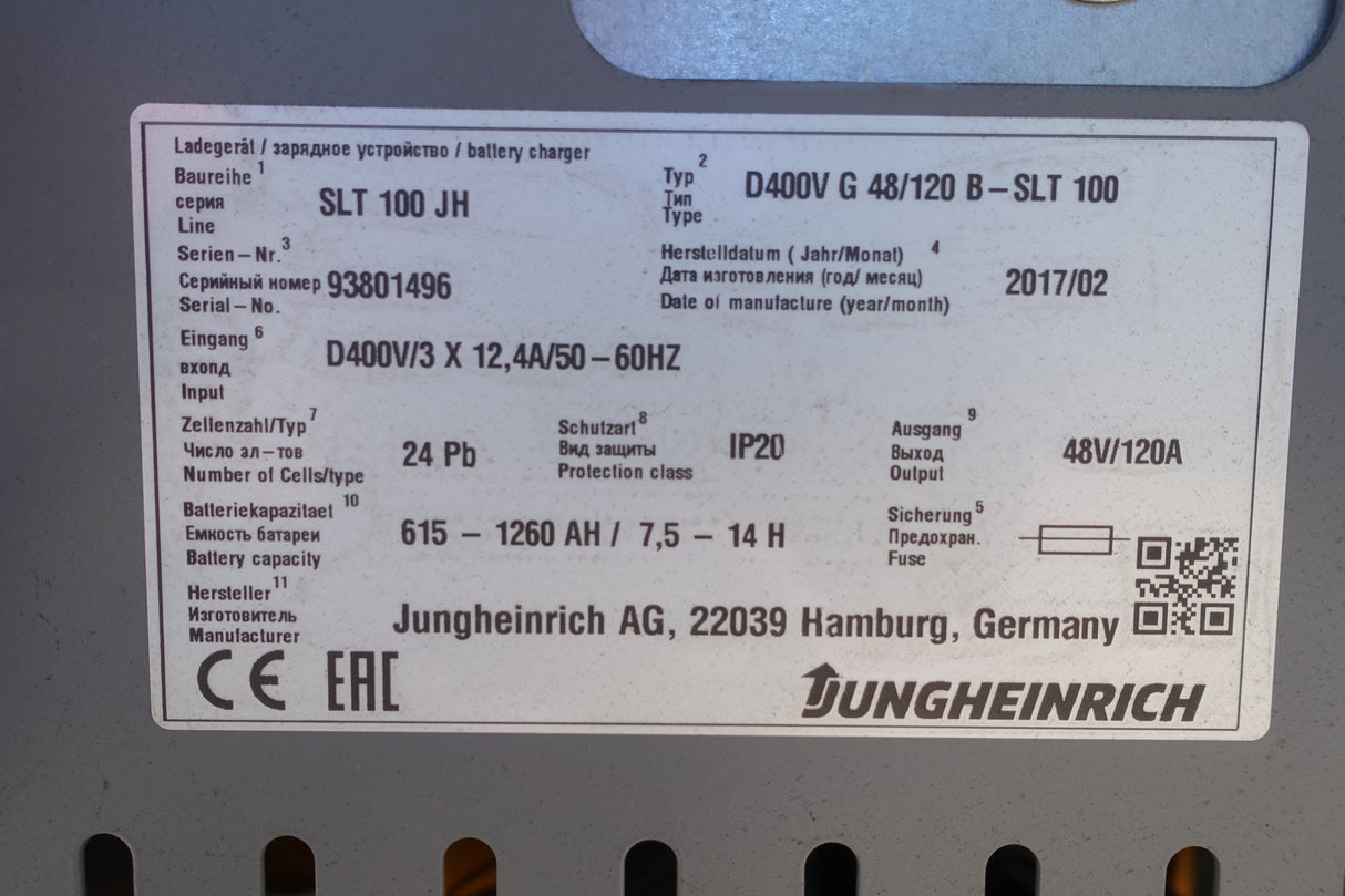 48V 120A Jungheinrich SLT 100
