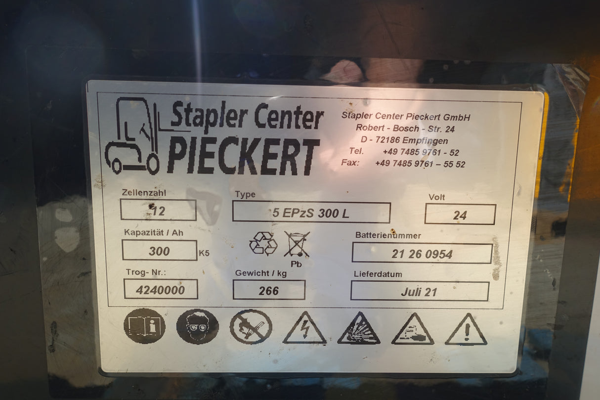 Staplerbatterie 24V 5PzS300
