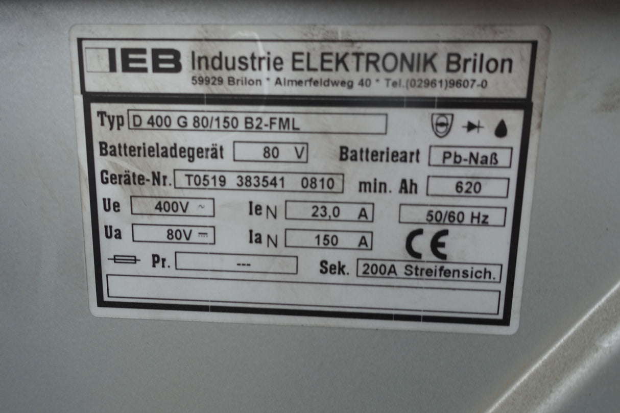 IEB charger 80V 150A