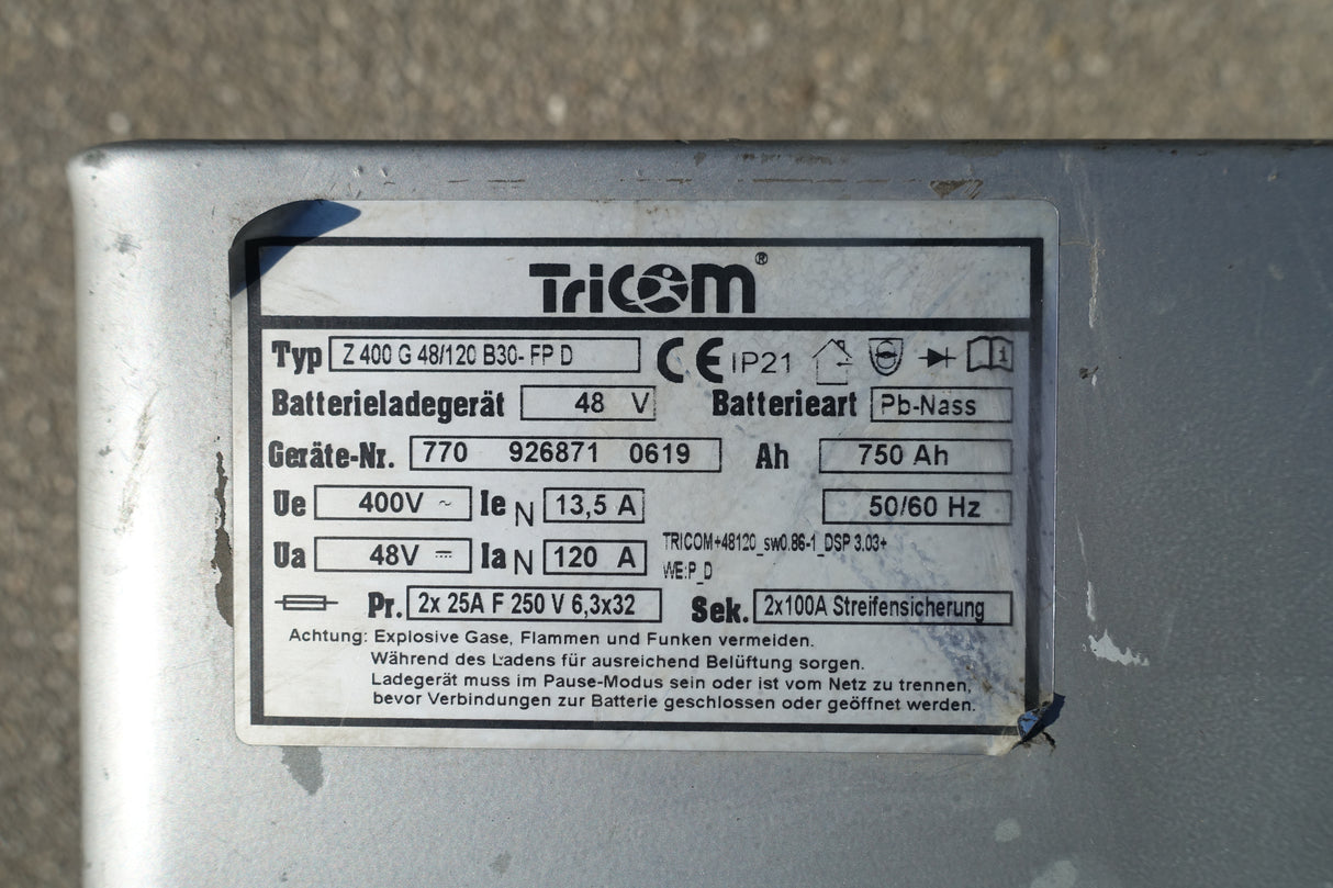 TriCOM 48V 120A Tricom HF Ladegerät