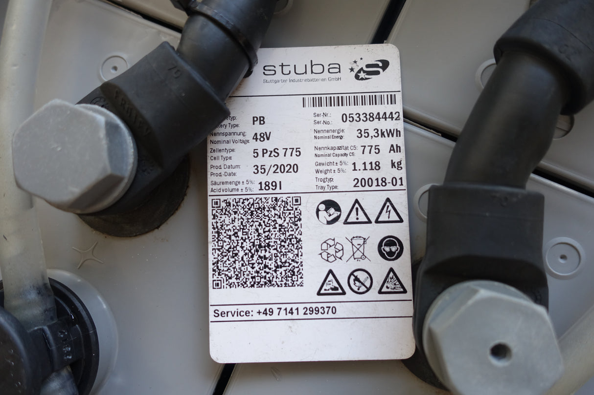 Staplerbatterie 48V 5PzS775