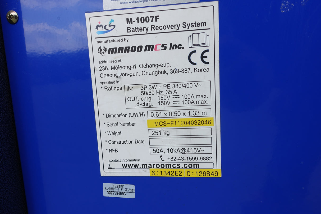 Batterie-Regenerator M-1007F