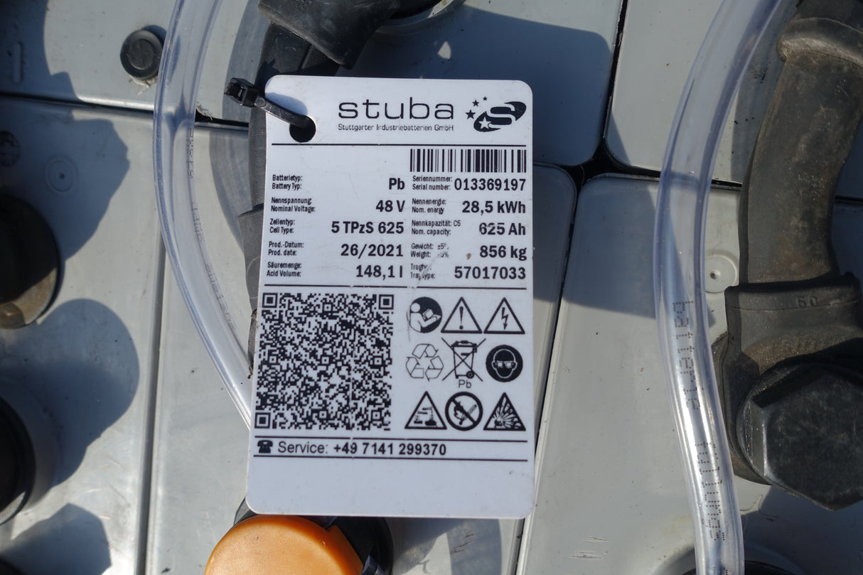 Staplerbatterie 48V 5PzS625