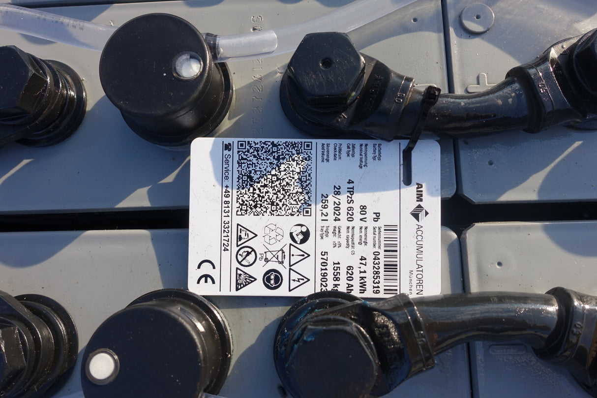 Staplerbatterie 80V 4PzS620