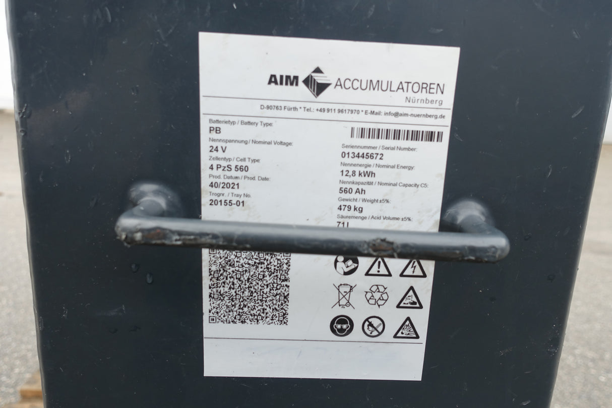 Staplerbatterie 24V 4PzS560