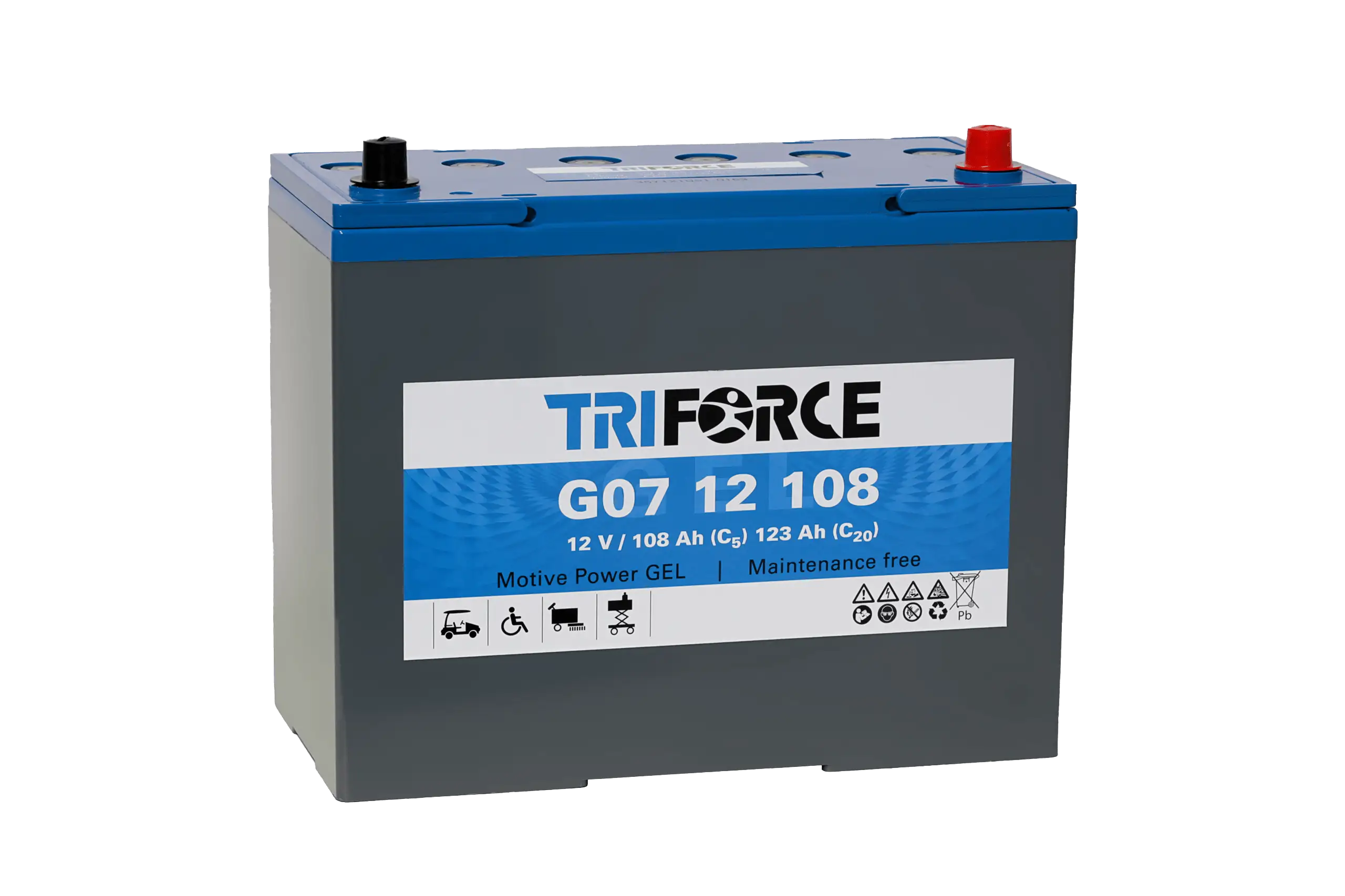 Triforce Gel Block 12V 108A