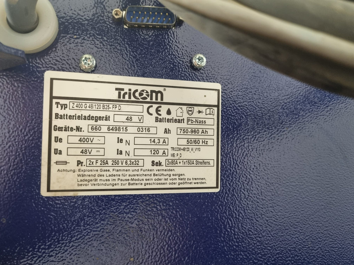 48V 120A Tricom HF Ladegerät