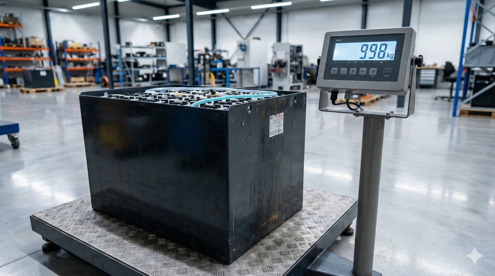 Gewicht von Staplerbatterien – realistische Werte, Sicherheit und Einfluss auf Fahrverhalten