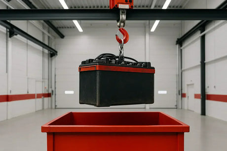 Fachgerechte Entsorgung von Staplerbatterien: Was Sie wissen sollten - HK Handels GmbH