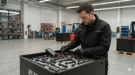 Staplerbatterie entsulfatieren – Ursachen, Verfahren und Grenzen