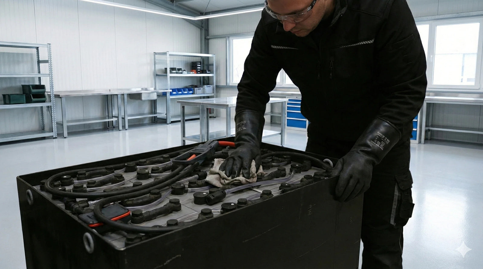 Staplerbatterie richtig pflegen: So verlängern Sie die Lebensdauer Ihrer Batterie