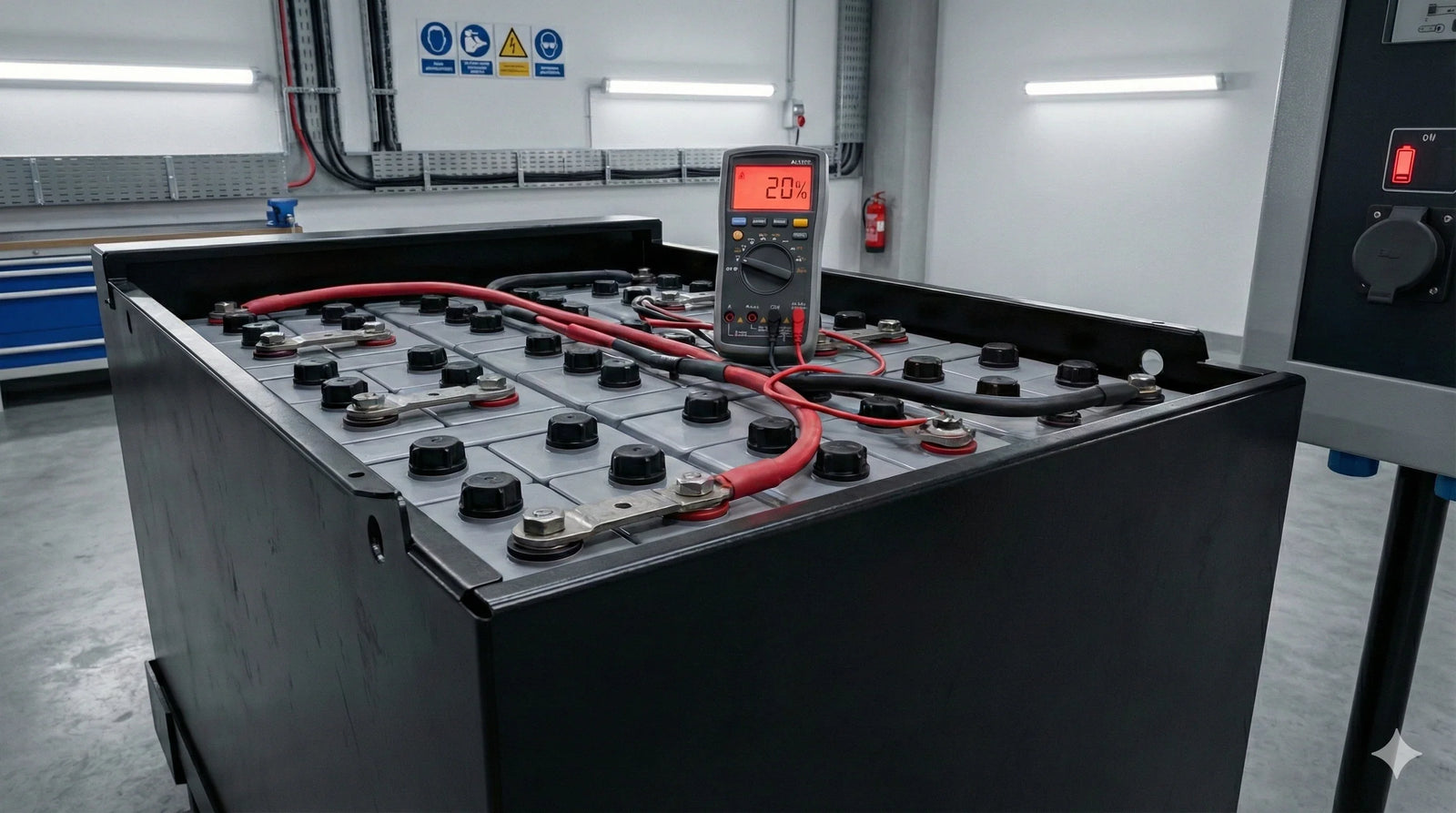 Tiefentladung vermeiden: Warum 20 % die kritische Grenze bei Staplerbatterien sind