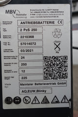 Forklift battery 24V 2PzS250