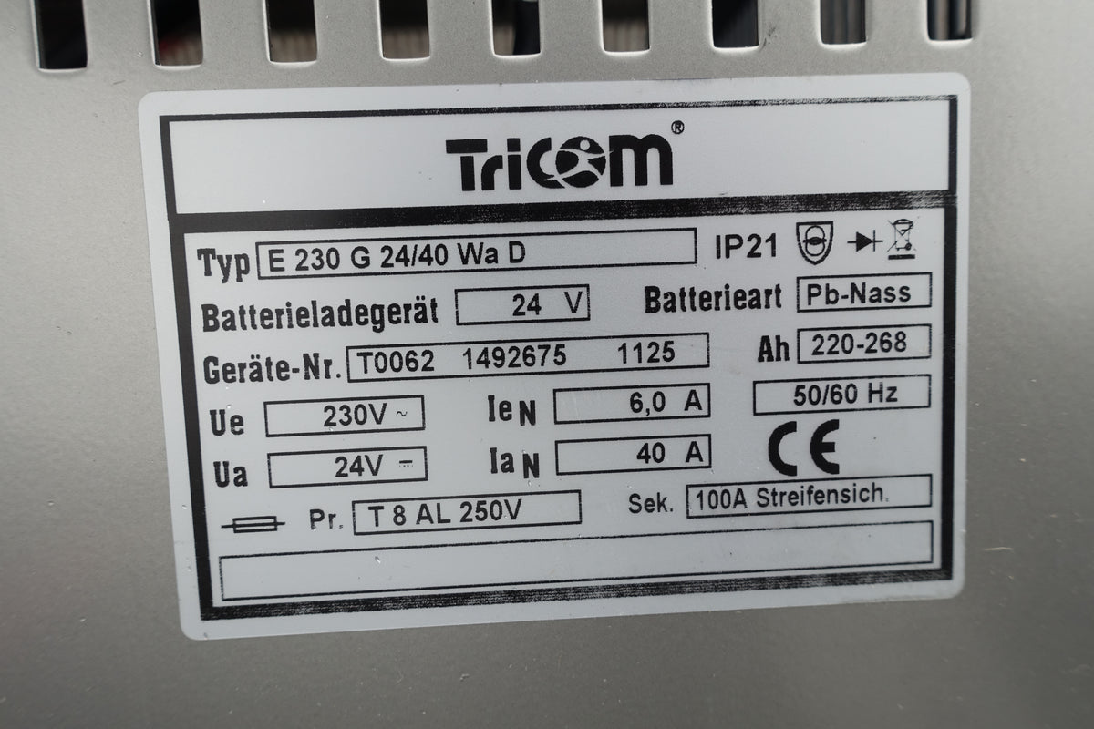 24V 40A Ladegerät Tricom L