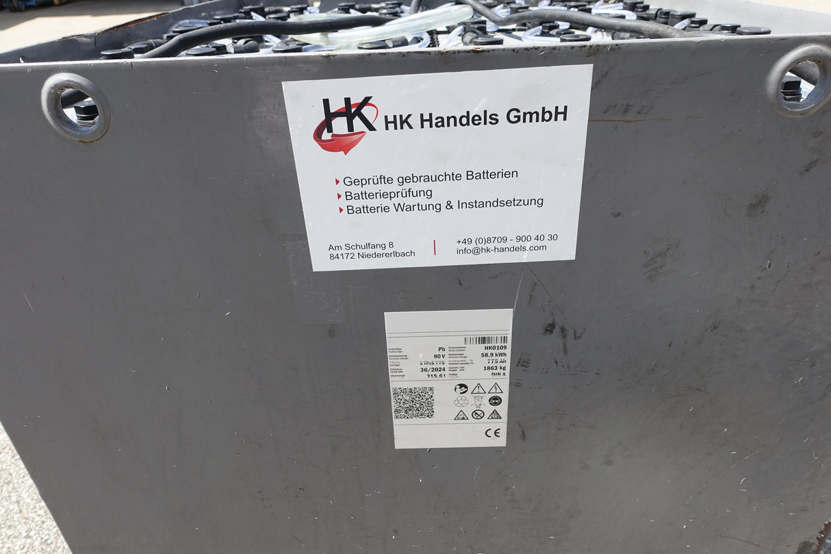 Forklift battery 80V 5PzS775