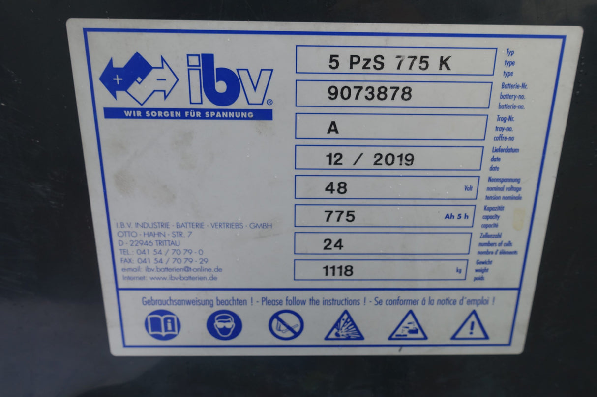 IBV Staplerbatterie 48V 5PzS775