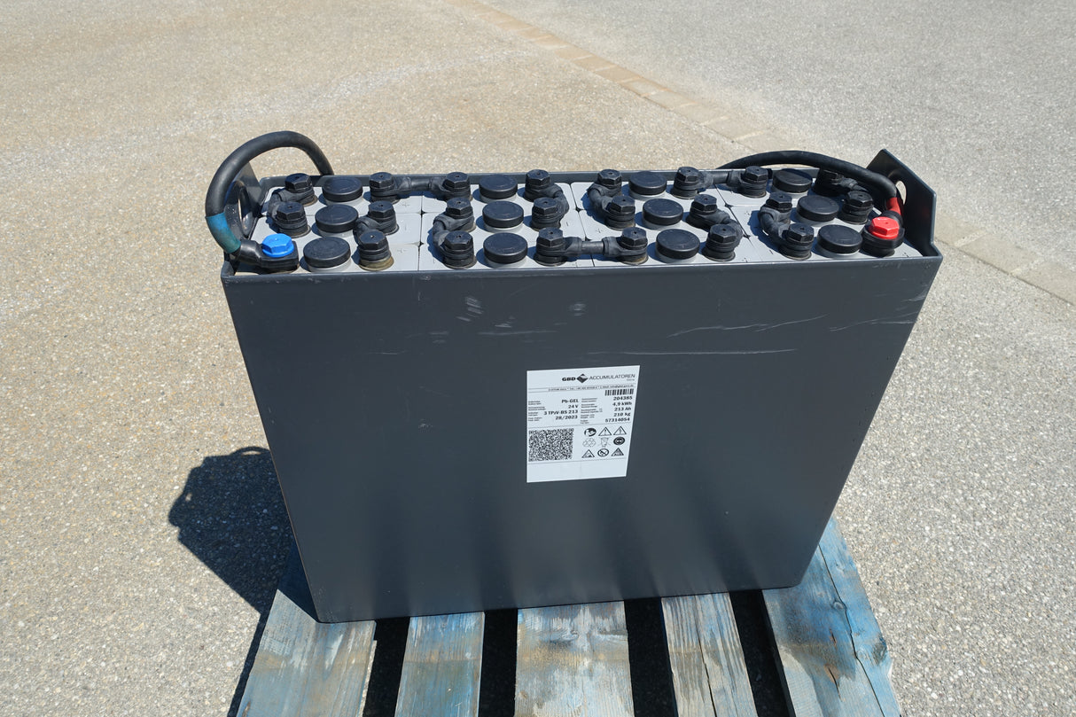 GBD Staplerbatterie 24V 3PzVB213 GEL SONDERTROG