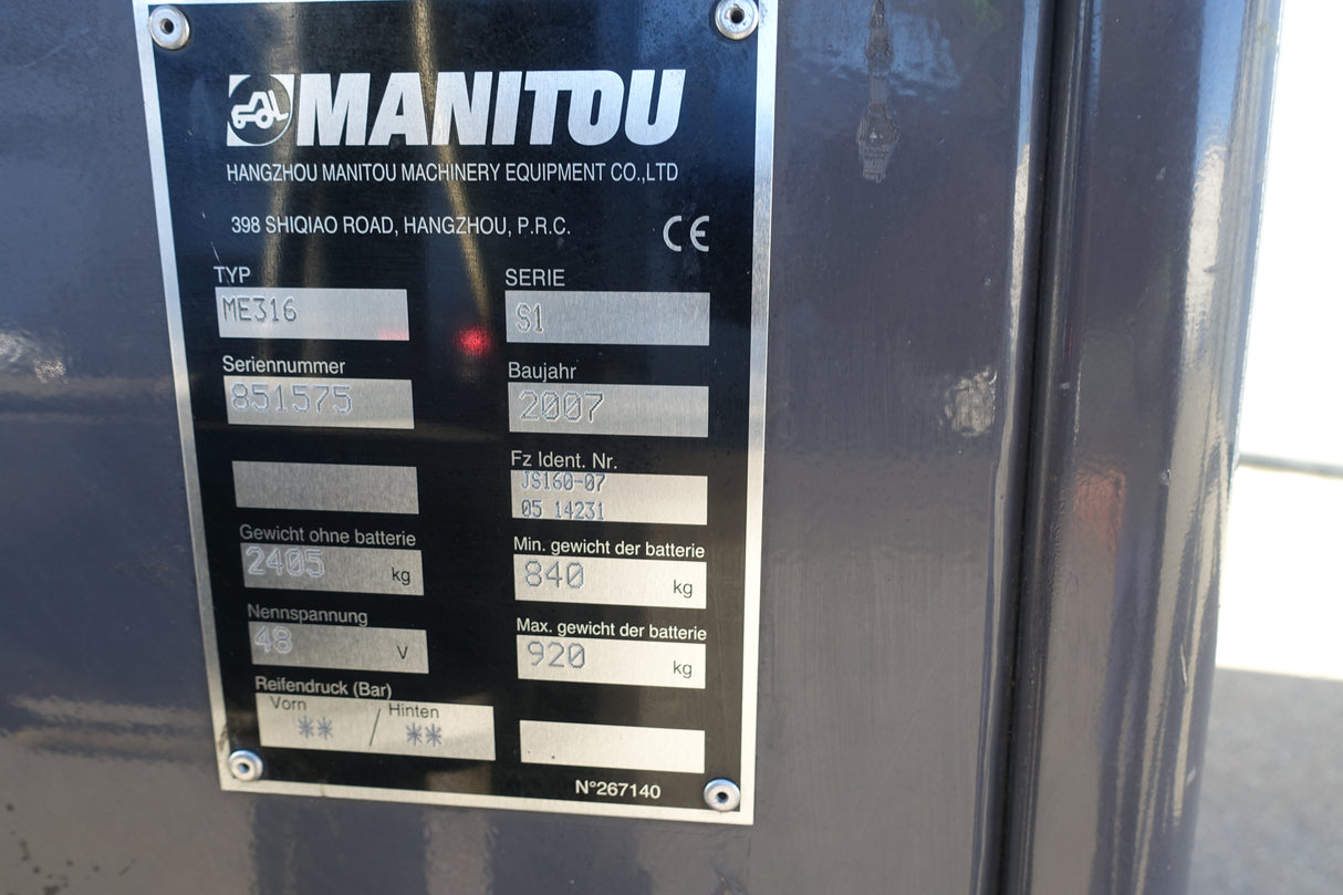 Manitou ME316