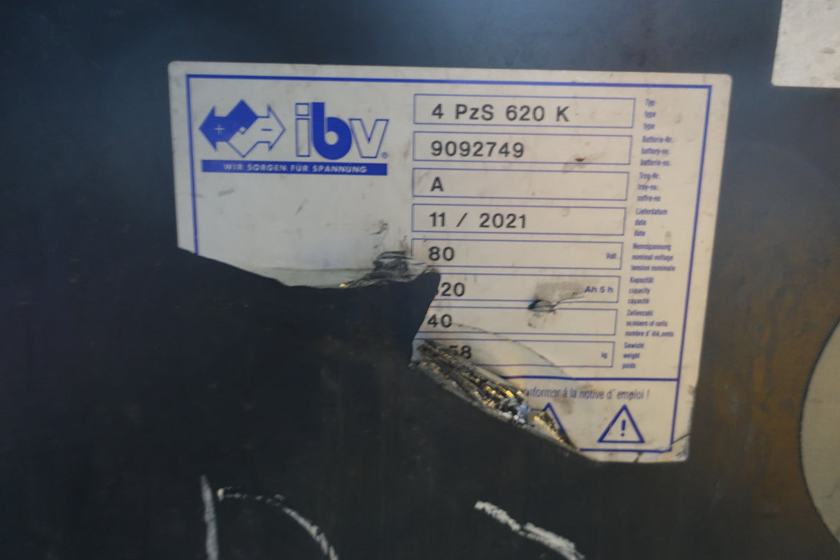 Staplerbatterie 80V 4PzS620