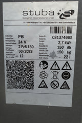 Staplerbatterie 24V 2PzB150