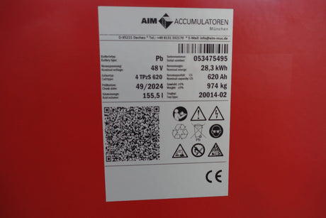 AIM Staplerbatterie 48V 4PzS620