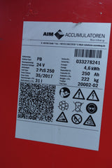 Staplerbatterie 24V 2PzS250