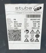 Staplerbatterie 48V 4PzS500