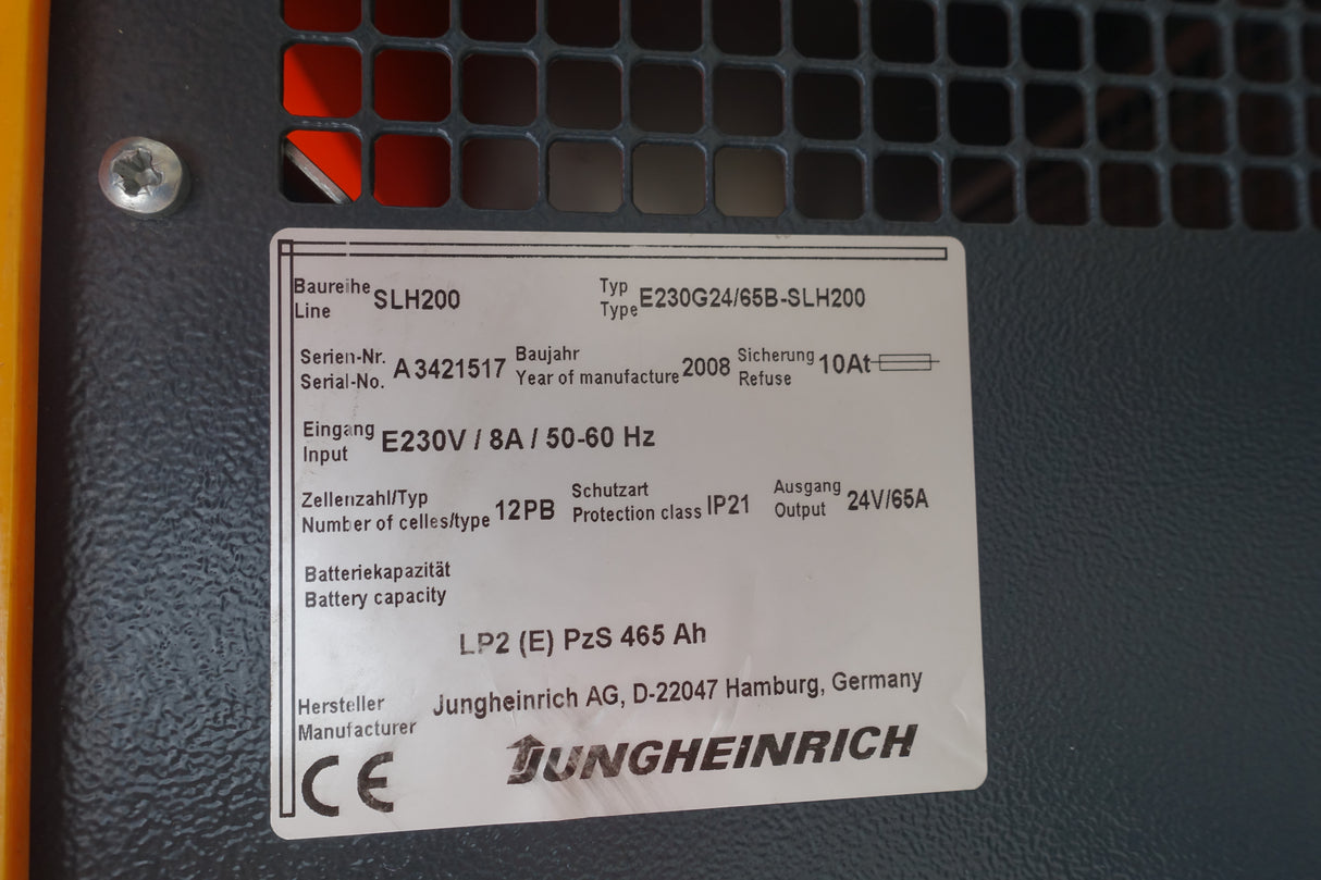 Jungheinrich 24V 65A Jungheinrich SLH 200 Ladegerät