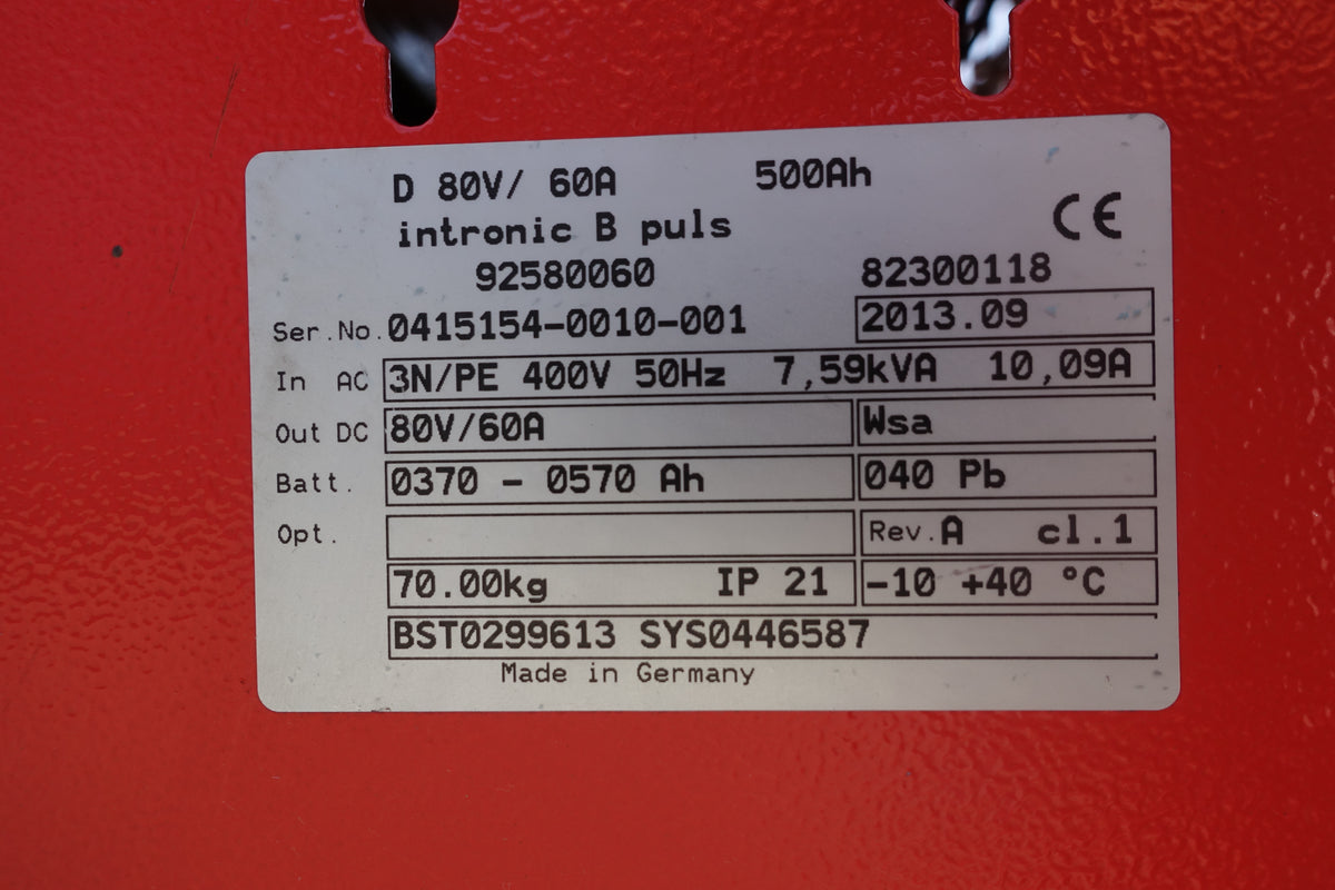 80V 70A charger