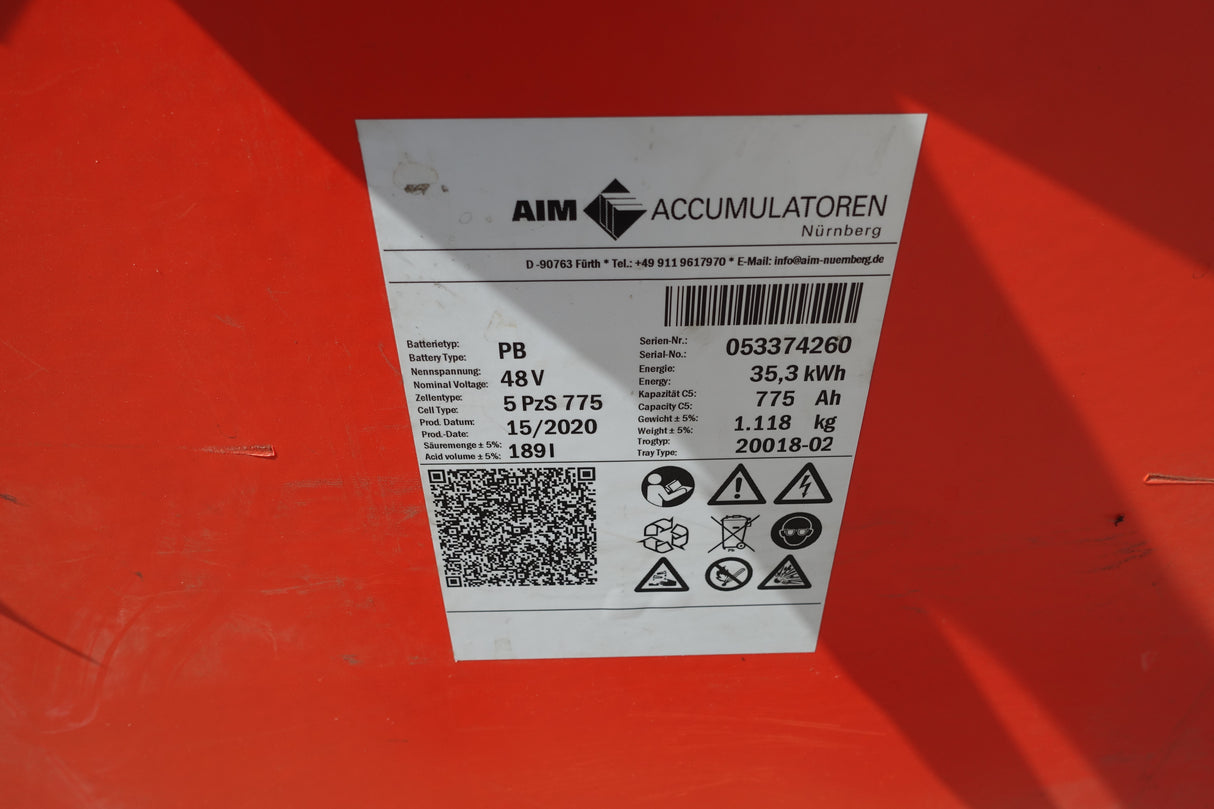 AIM Staplerbatterie 48V 5PzS775