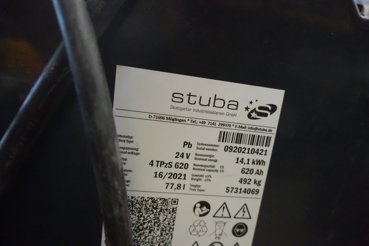 Staplerbatterie 24V 4PzS620
