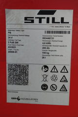Forklift battery 24V 2PzB200 L-TROG