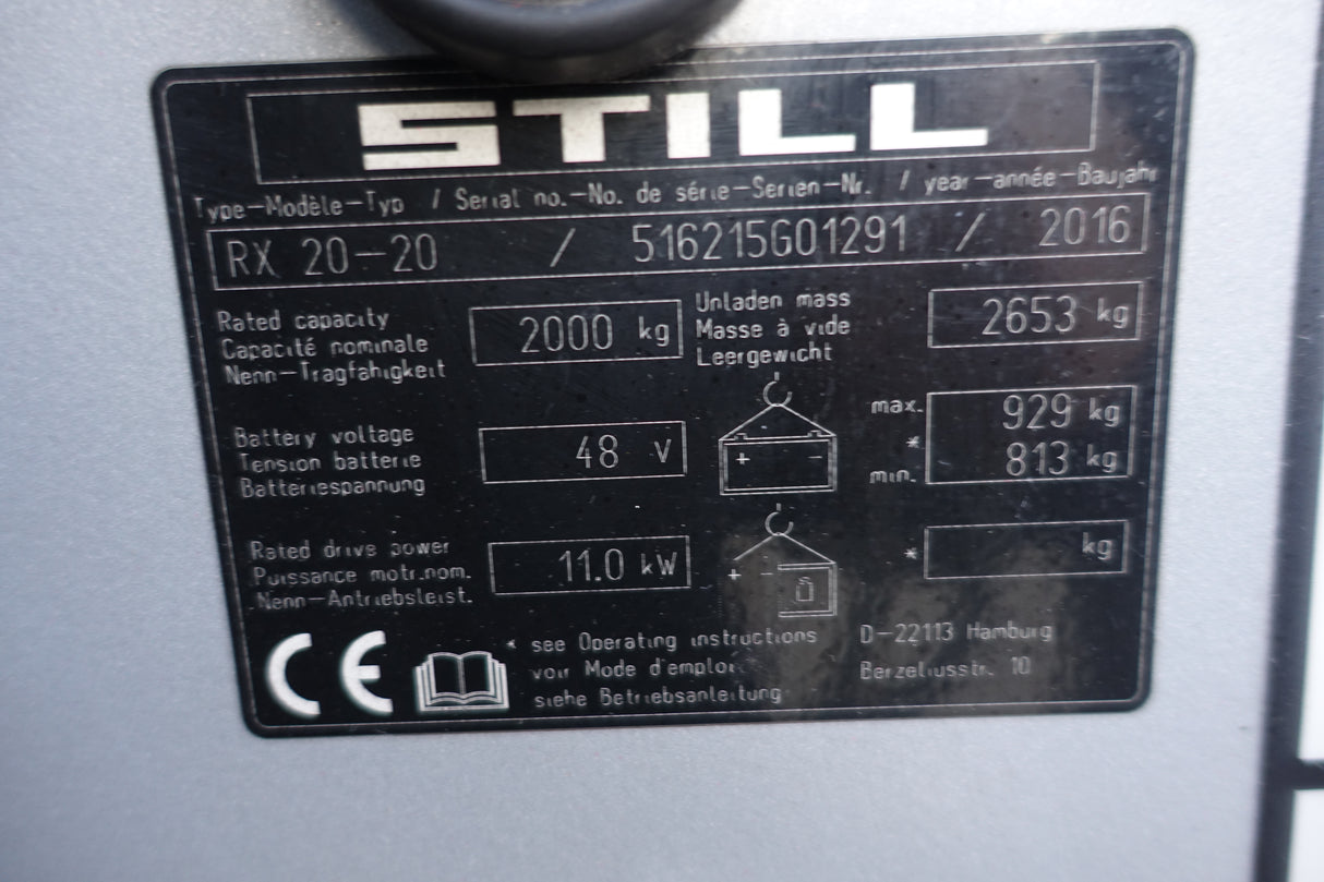 STILL RX20-20 Triplex