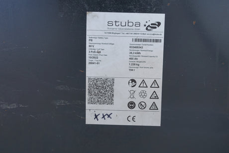 Stuba Staplerbatterie 80V 3PzS465